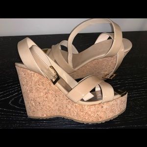 Authentic Jimmy Choo platform shows